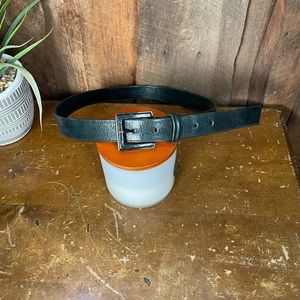 Calvin Klein Dark Grey/Blue Leather belt -Size Medium